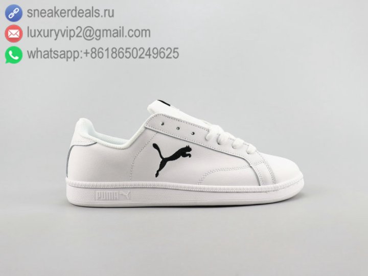 Puma Platform Low Leather Unisex Skate Shoes White Size 36-44